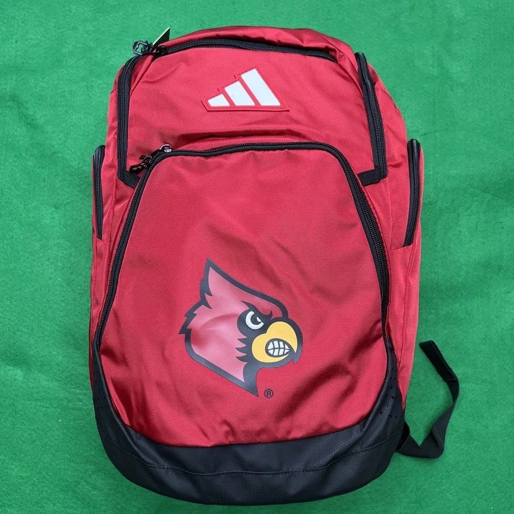 Adidas Red Louisville Cardinals 5 Star Football Team 2 Issued  backpack